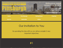 Tablet Screenshot of investinpittsburgh.net